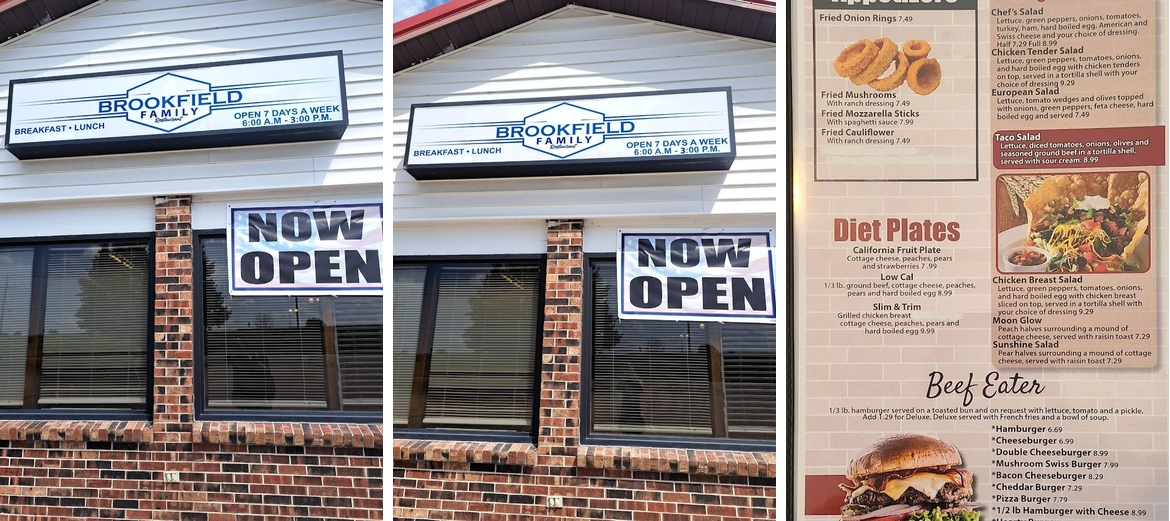Brookfield family restaurant